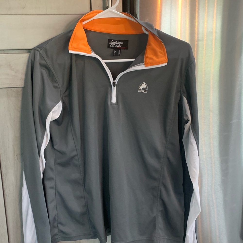 Horze equestrian quarter zip size 10